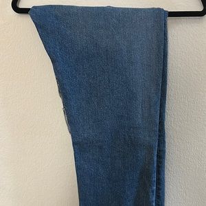 Levi’s Patchwork Straight Leg Jeans